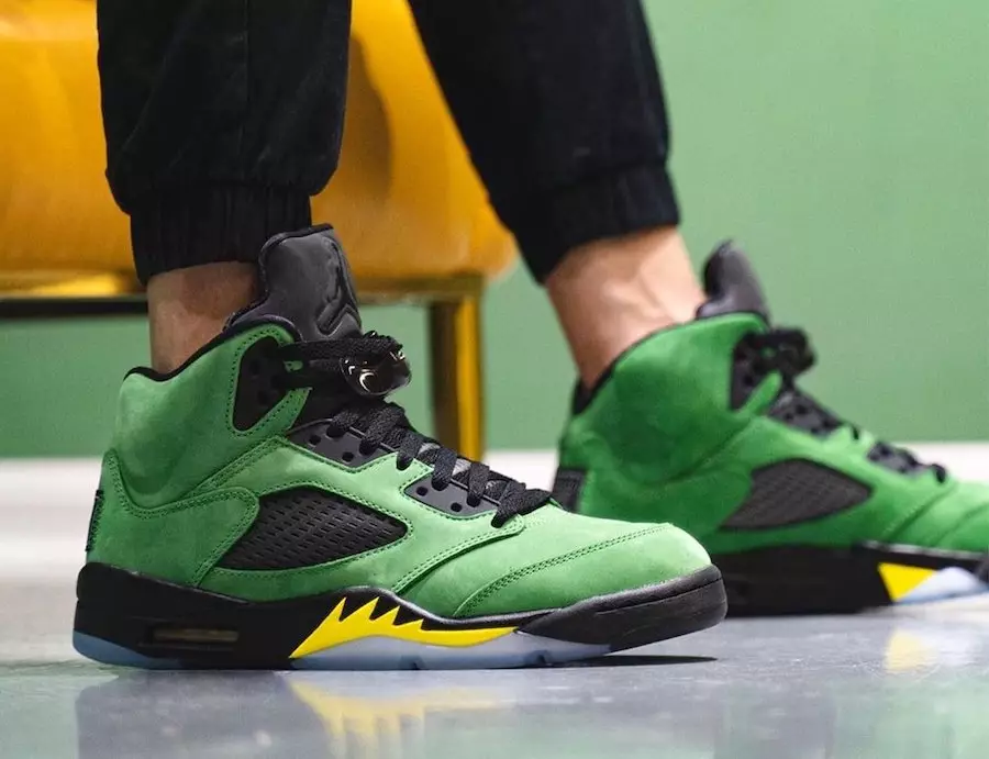 Oregon Air Jordan 5 Elevate CK6631-307 Ngày phát hành On-Feet