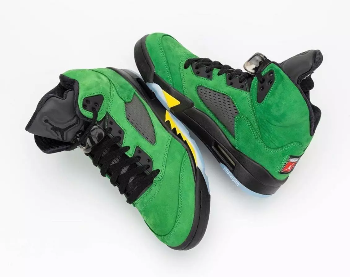 Air Jordan 5 Oregon Elevate CK6631-307 Дата выпуска 2020 г.