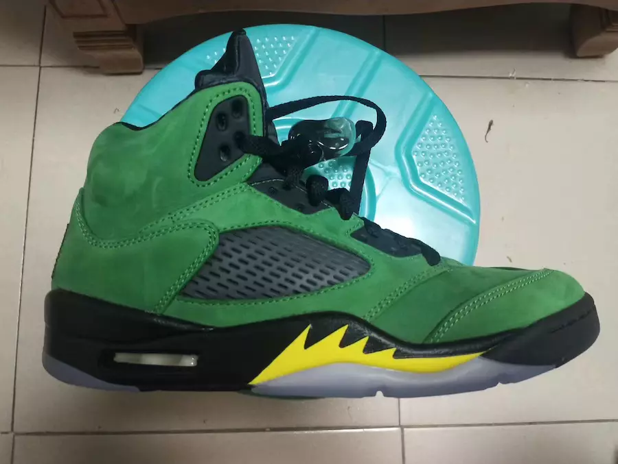 Ngày phát hành Air Jordan 5 Oregon Ducks CK6631-307 2020