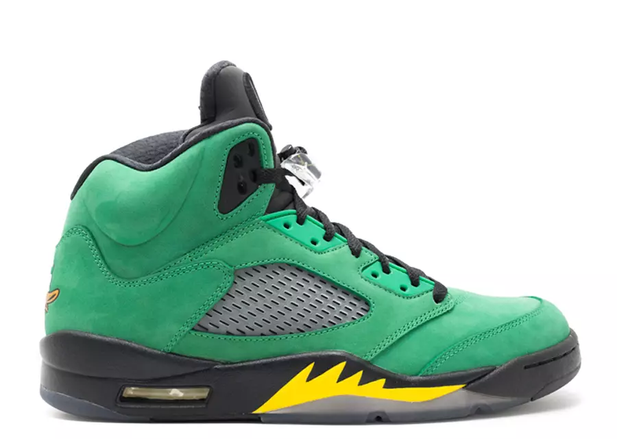 Дата на издаване на Air Jordan 5 Oregon Ducks 2020 г