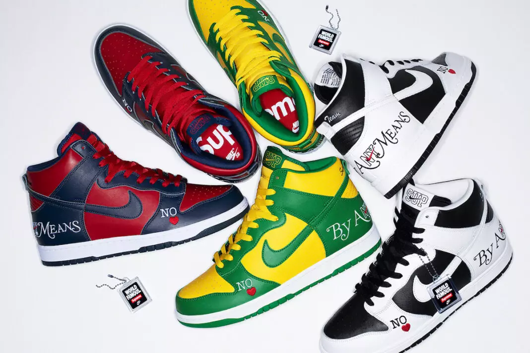 Supreme Nike SB Dunk High By Any Means Fecha de lanzamiento