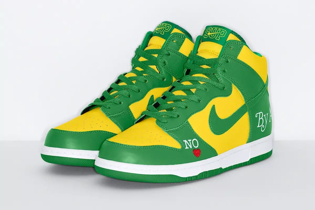 Supreme Nike SB Dunk High By Any Means DN3741-700 発売日
