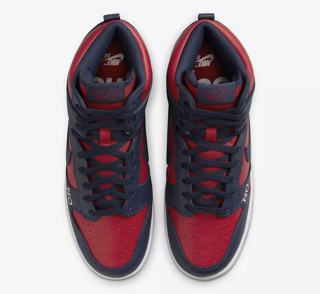 Supreme Nike SB Dunk High By Any Means Navy Red N3741-600 Ημερομηνία κυκλοφορίας