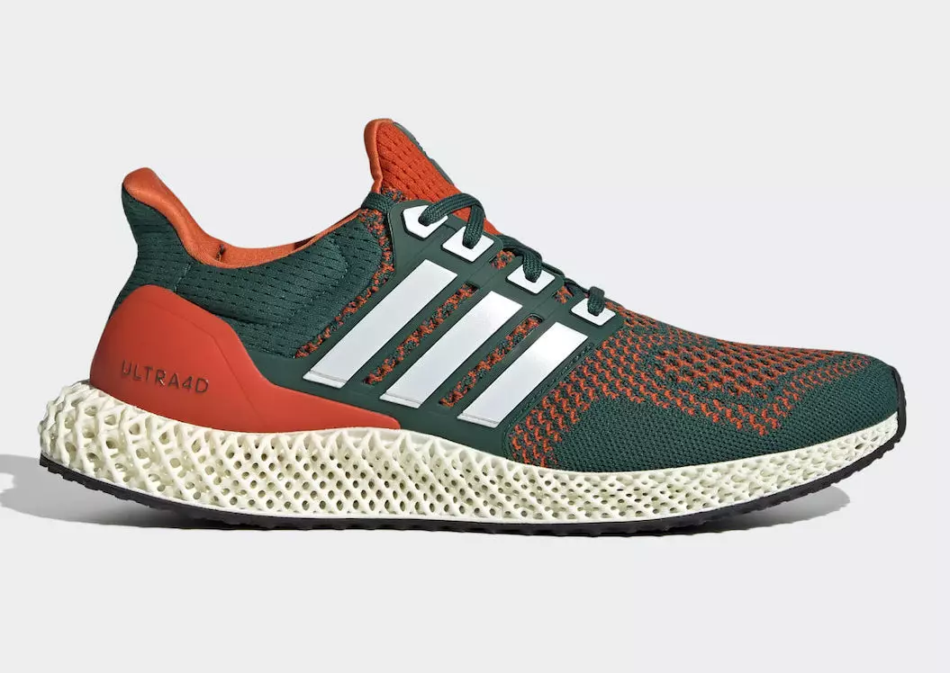 adidas Ultra 4D Miami Hurricanes Q46439 Prezz tad-Data tal-Ħruġ