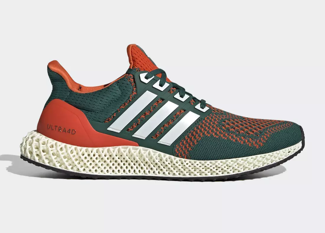 adidas Ultra 4D Miami Hurricanes Q46439 Utgivelsesdato Pris