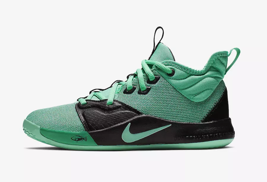 Nike PG 3 GS Menta Green Emerald Rise AQ2462-330 Datum vydání