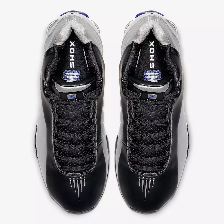 Nike Shox BB4 Black Metallic Silver Purple AT7843-001 Чыгарылган күнү