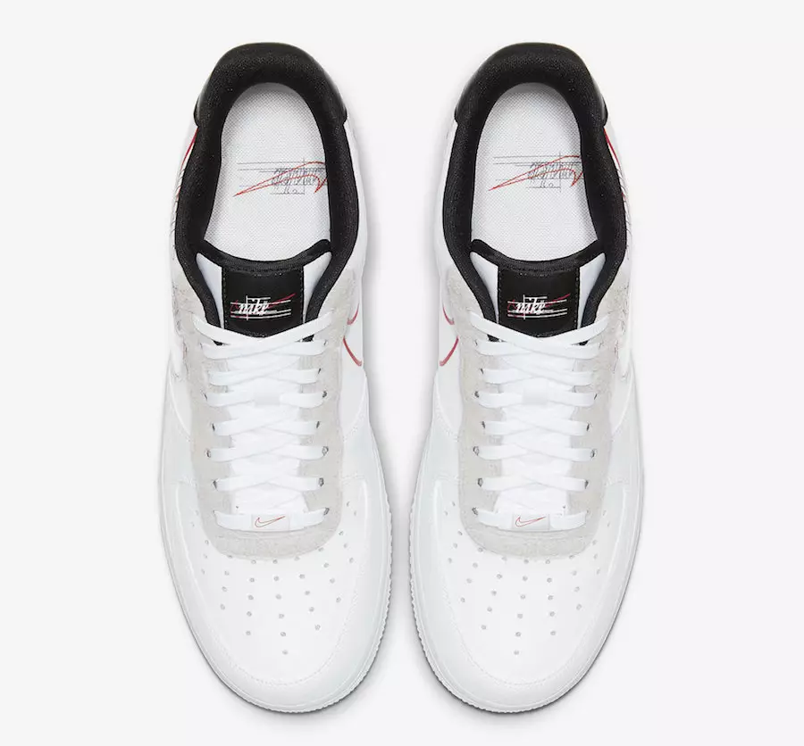 Data e publikimit të skenarit Nike Air Force 1 Swoosh CK9257-100