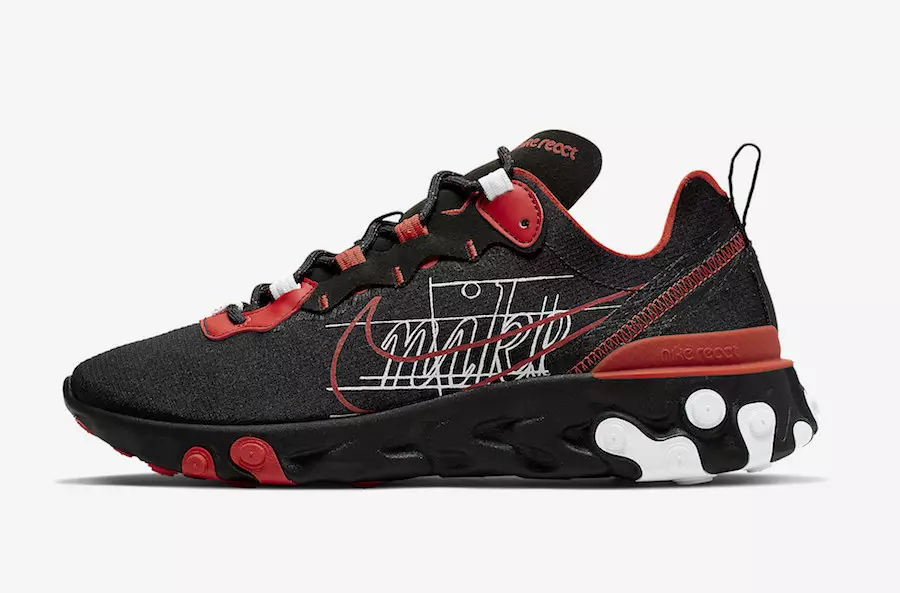 Datum vydání Nike React Element 55 Script Swoosh CK9285-001