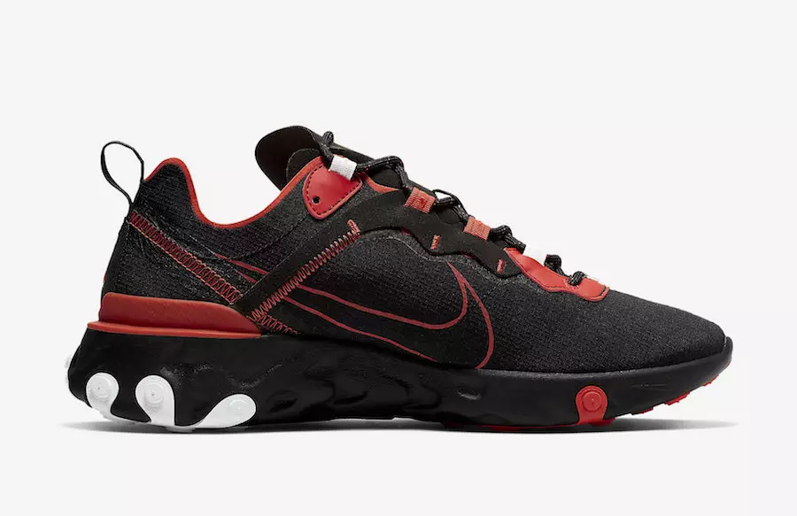 Nike React Element 55 Script Swoosh CK9285-001 Date de sortie