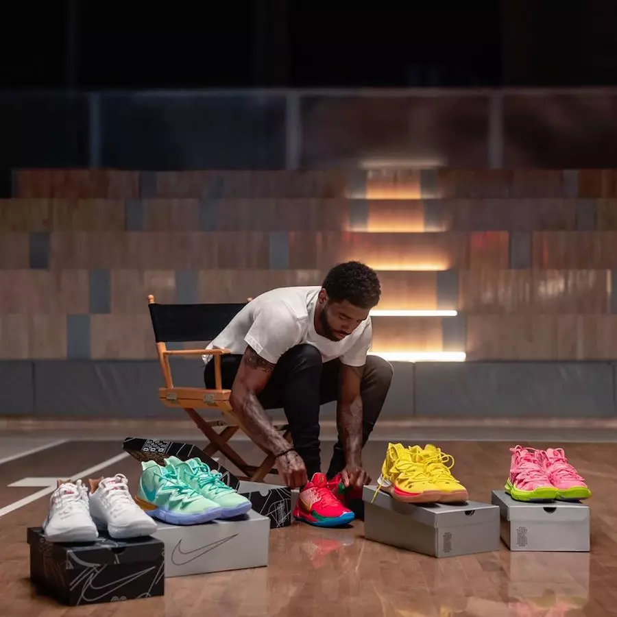 Fecha de lanzamiento de la colección Nike Kyrie 5 de Bob Esponja