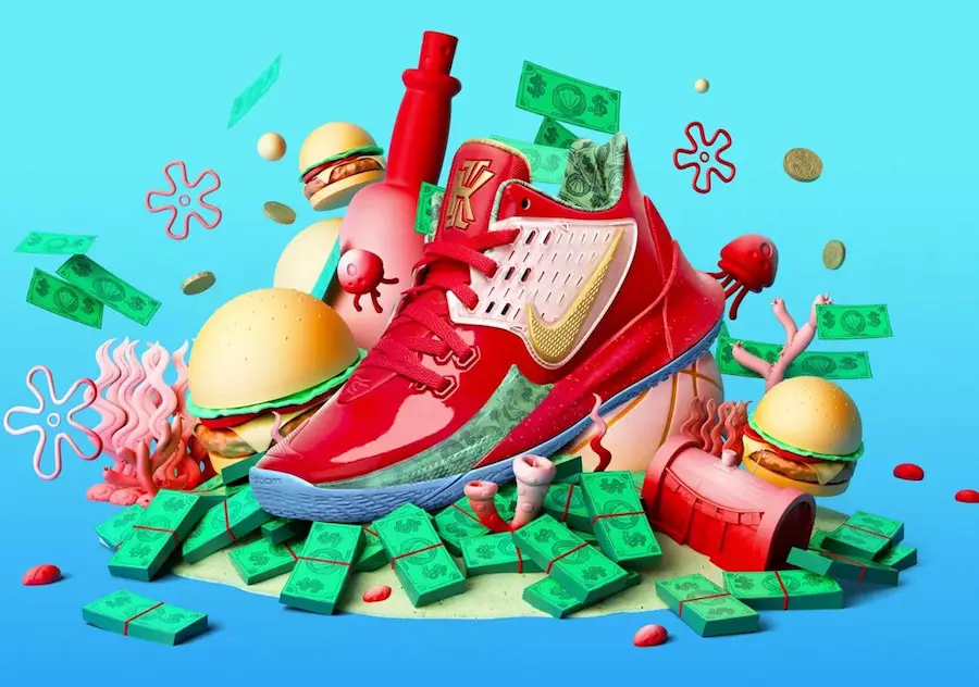 Nike Kyrie Low 2 Mr. Krabs CJ6953-600 Tanggal Rilis