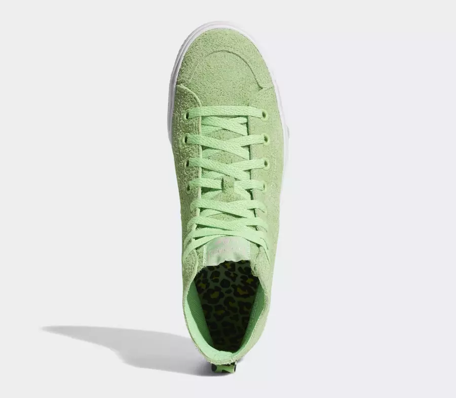 adidas Nizza Hi Spring Verdes Blancas Rosas EF1032 Fecha de lanzamiento