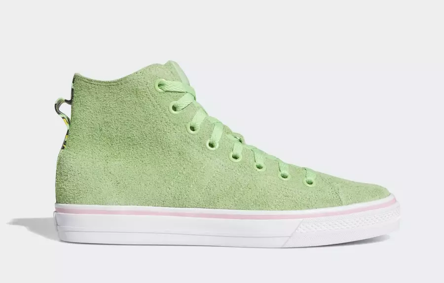 adidas Nizza Hi Spring Verdes Blancas Rosas EF1032 Fecha de lanzamiento