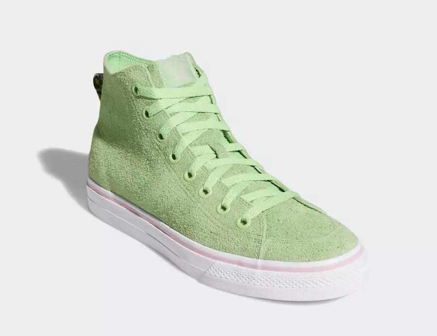 adidas Nizza Hi Spring Green 화이트 핑크 EF1032 출시일