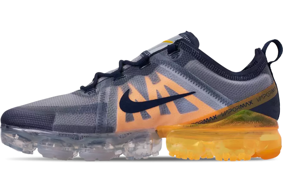 Nike Air VaporMax 2019 Midnight Navy Laser Orange AR6631-401 Թողարկման ամսաթիվ