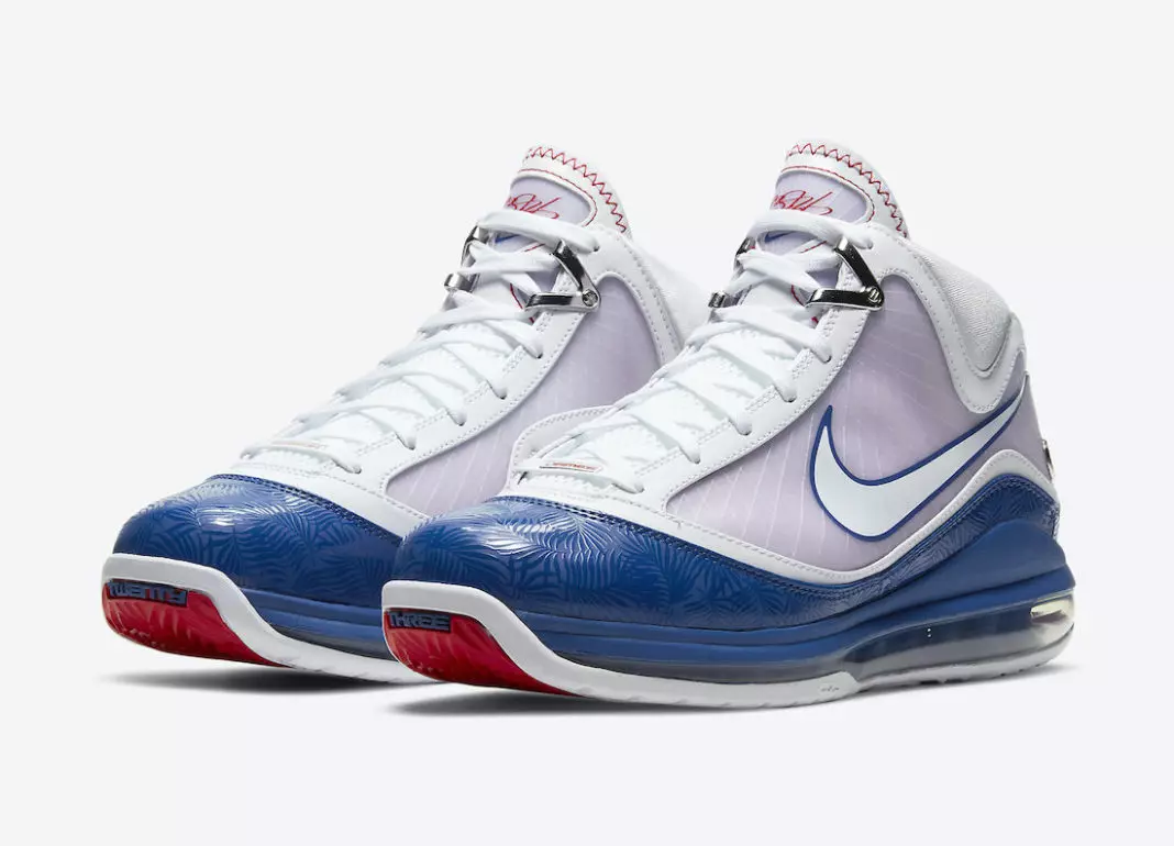 Nike LeBron 7 Dodgers DJ5158-100 2021 Чыгарылган күнү