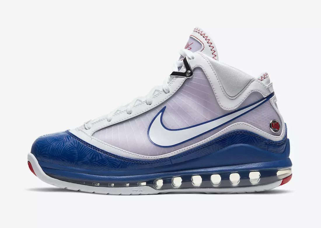 Nike LeBron 7 Dodgers DJ5158-100 2021 Data de lançamento