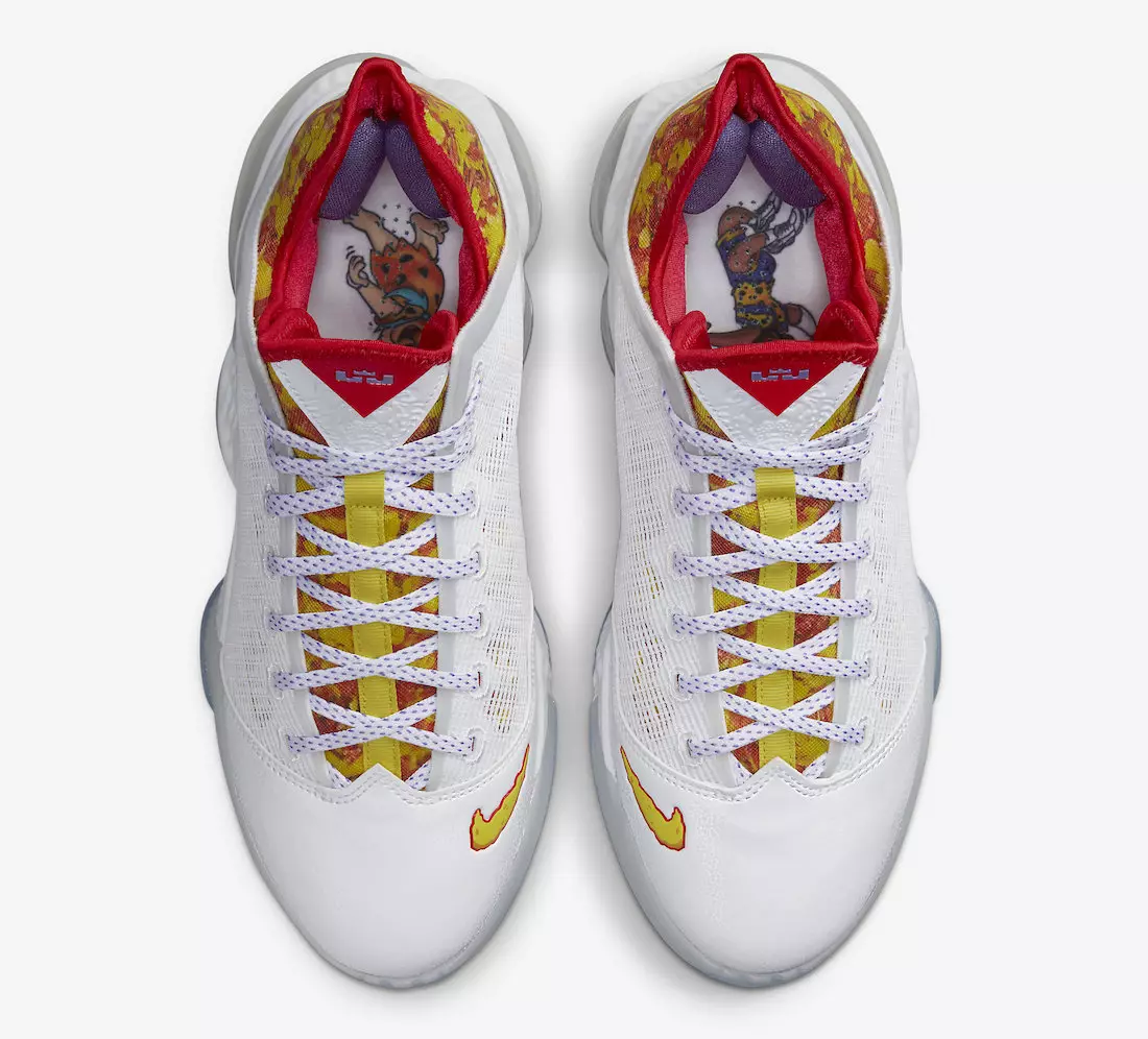 تاریخ انتشار Nike LeBron 19 Low Magic Fruity Pebbles DQ8344-100