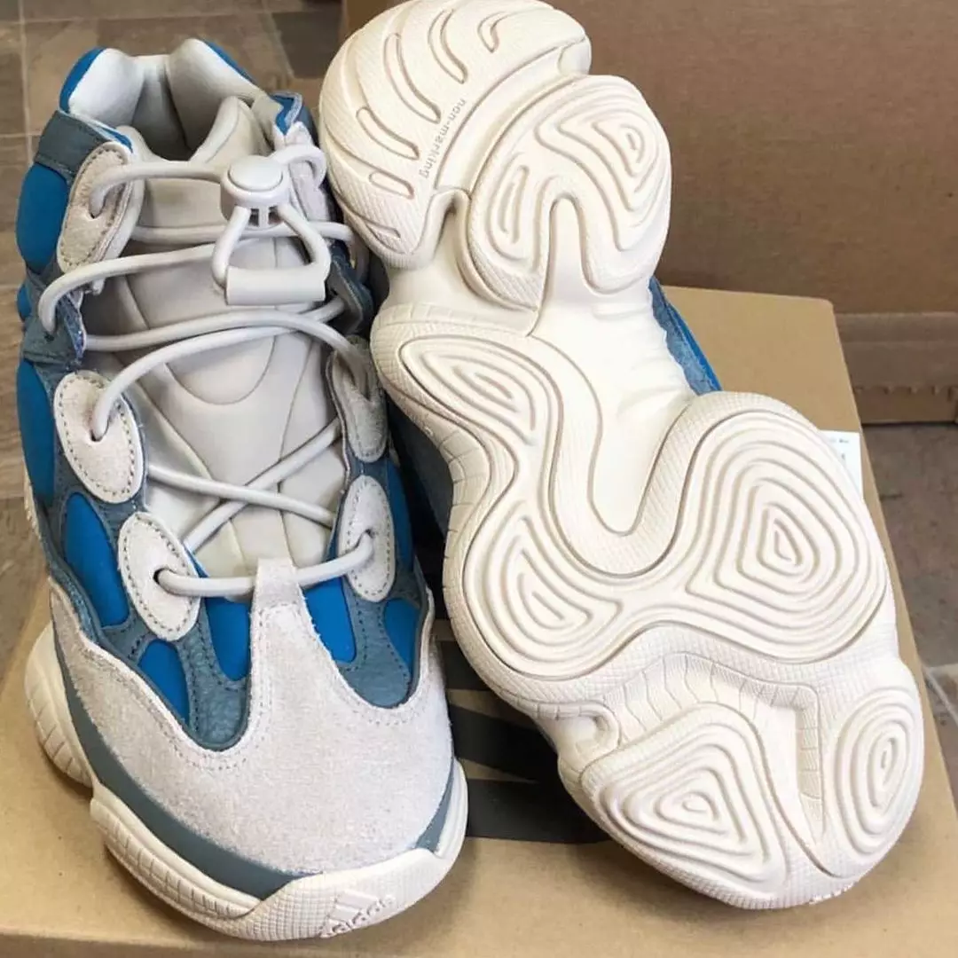 Adidas Yeezy 500 High Frosted Blue Izdošanas datuma cena