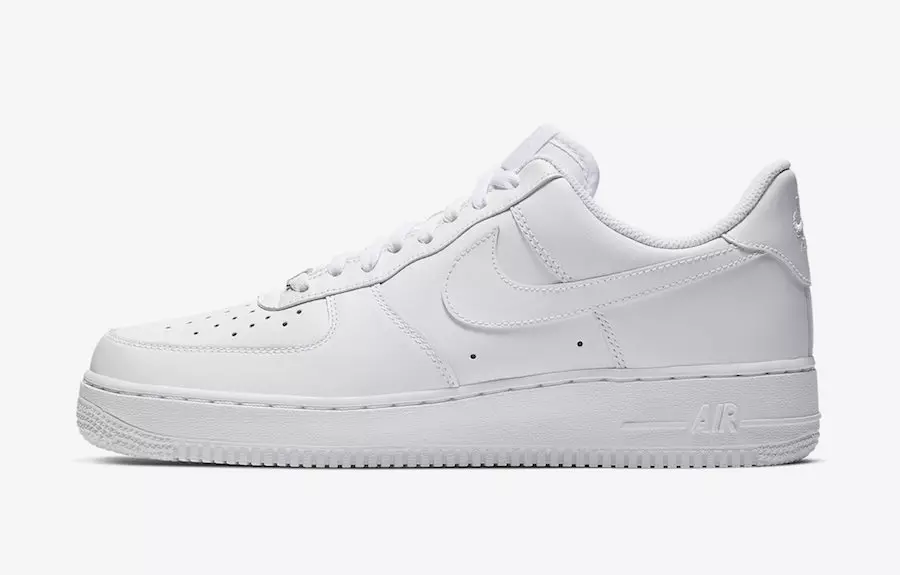 تاريخ الإصدار Nike Air Force 1 Low Triple White 315115-112