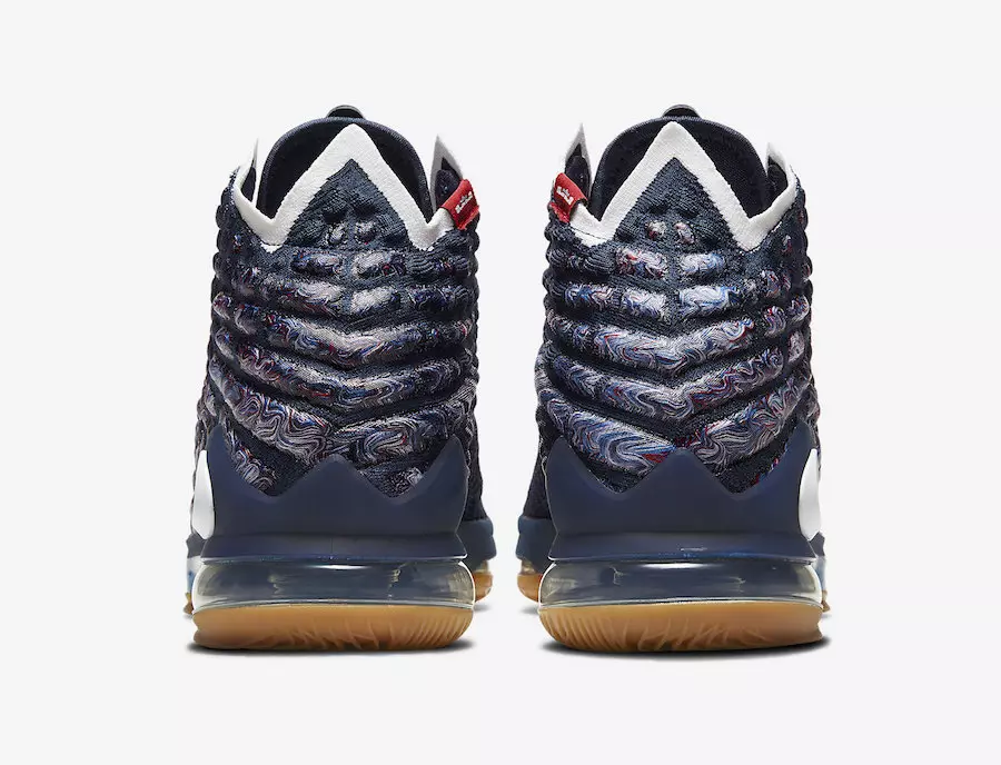 Nike LeBron 17 College Navy Gum CD5056-400 Dáta Eisiúna