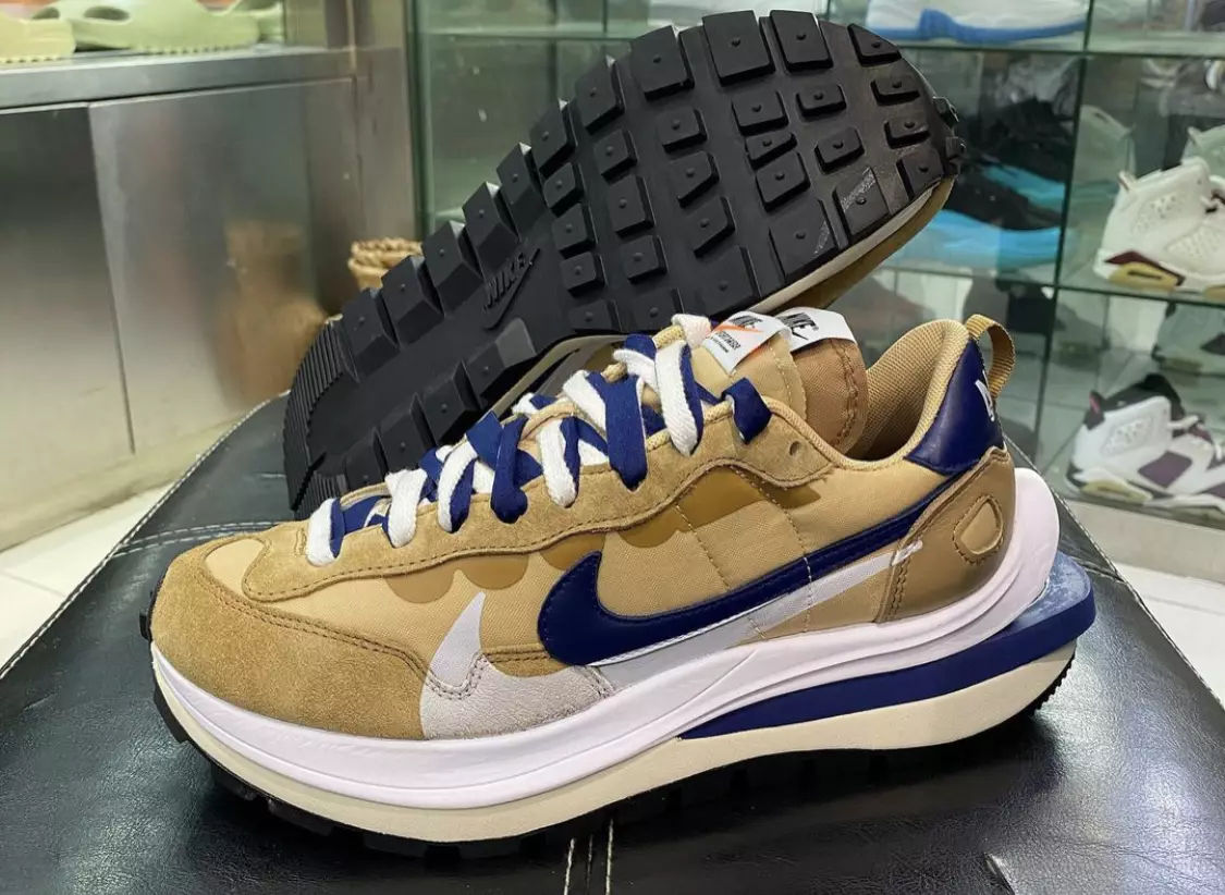 Tarehe ya Kutolewa ya Sacai Nike VaporWaffle Sesame 2021