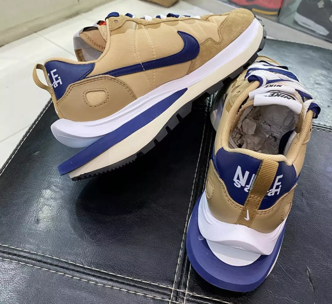 Tarehe ya Kutolewa ya Sacai Nike VaporWaffle Sesame 2021