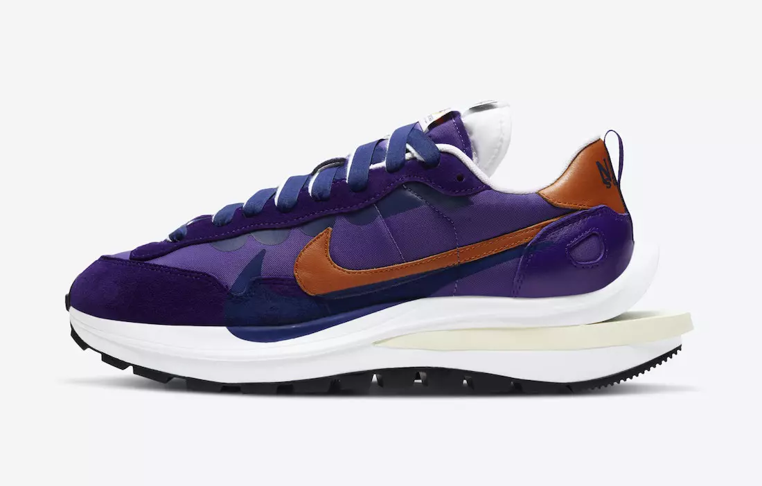 Sacai Nike VaporWaffle Dark Iris Campfire Naranja Fecha de lanzamiento