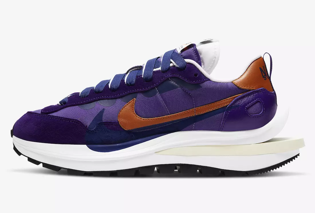 Sacai Nike VaporWaffle डार्क आइरिस DD1875-500 रिलीज की तारीख