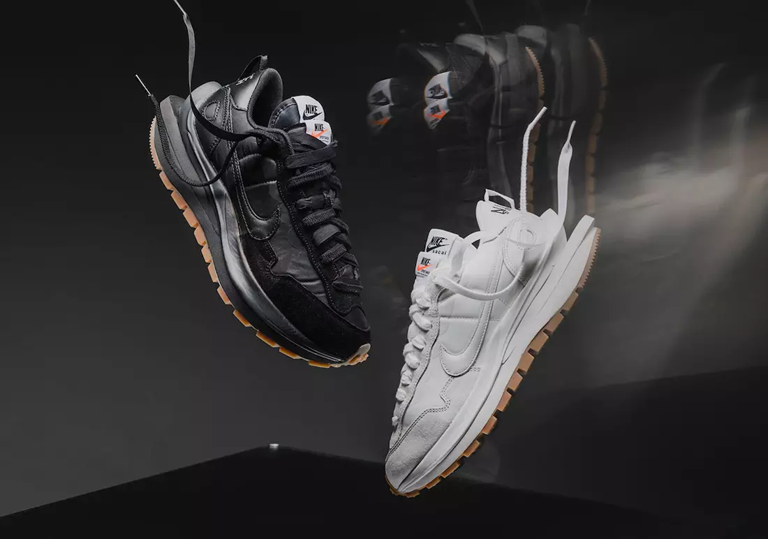 Sacai Nike VaporWaffle Black Off Noir White Sail Fecha de lanzamiento