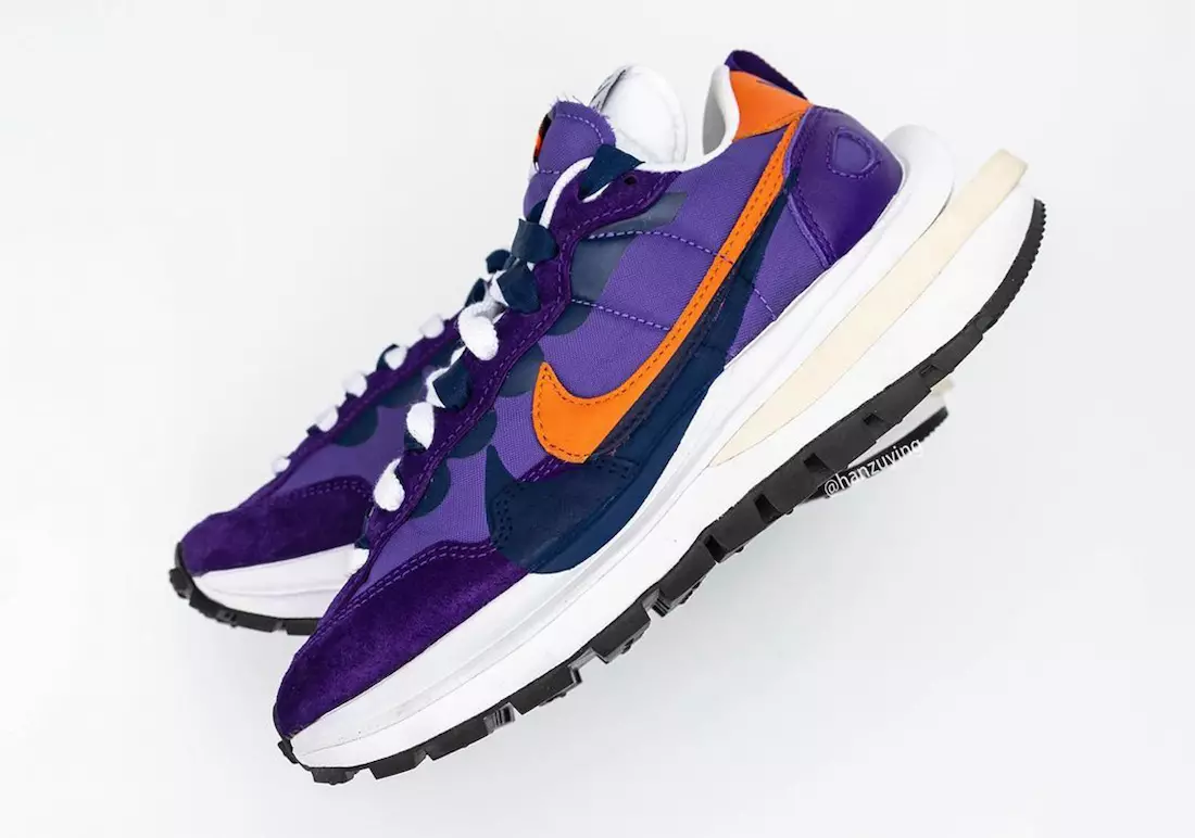 Sacai Nike VaporWaffle Dark Iris Purple Шығарылым күні