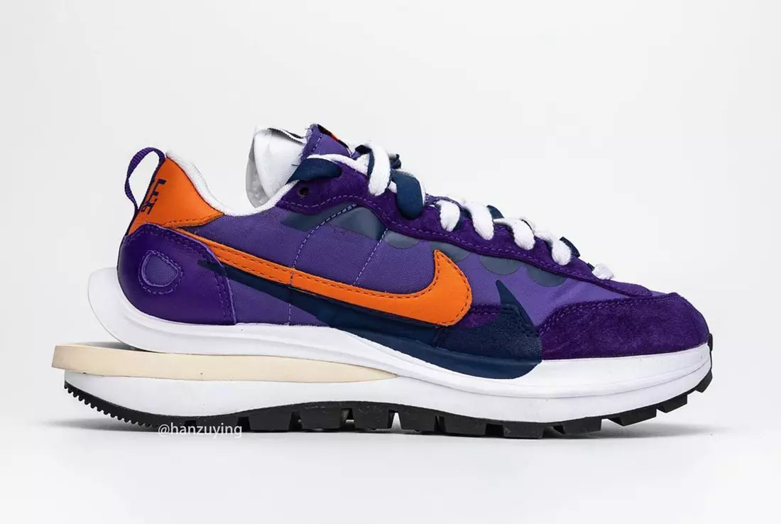 تاریخ انتشار Sacai Nike VaporWaffle Dark Iris Purple