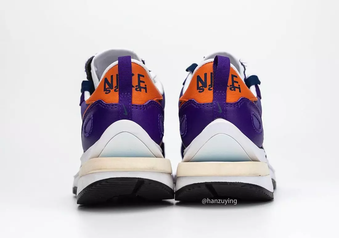 Sacai Nike VaporWaffle Giza Iris Purple Tarehe ya Kutolewa