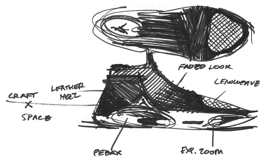 Air Jordan 34 XXXIV ուրվագիծ