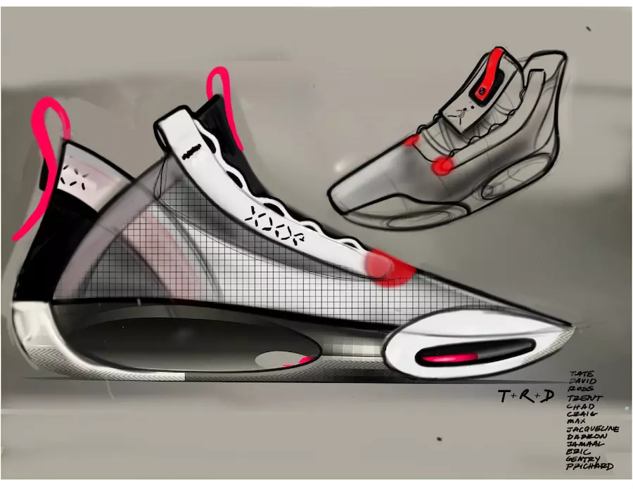 Air Jordan 34 XXXIV Sketch