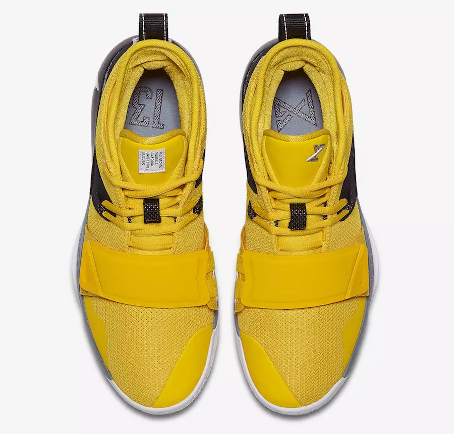 Nike PG 2.5 Amarelo Preto BQ8452-700 Data de lançamento