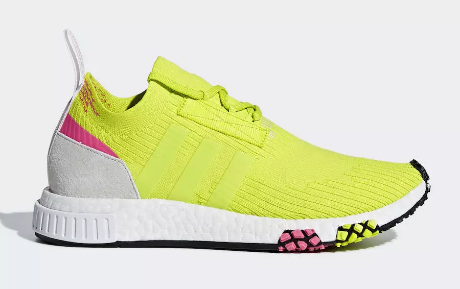 adidas NMD Racer Primeknit Semi-Solar Yellow AQ1137 Թողարկման ամսաթիվ