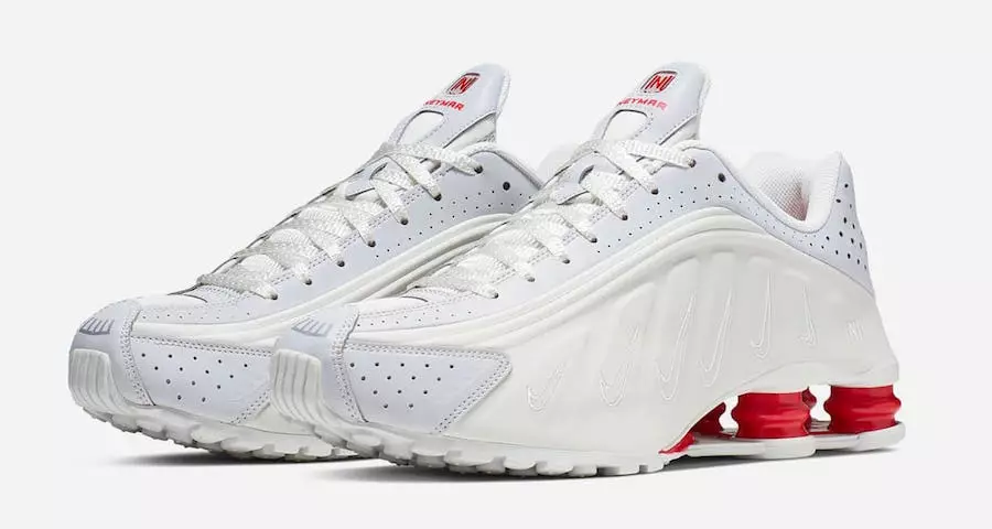 Neymar Nike Shox R4 Blanc Date de sortie