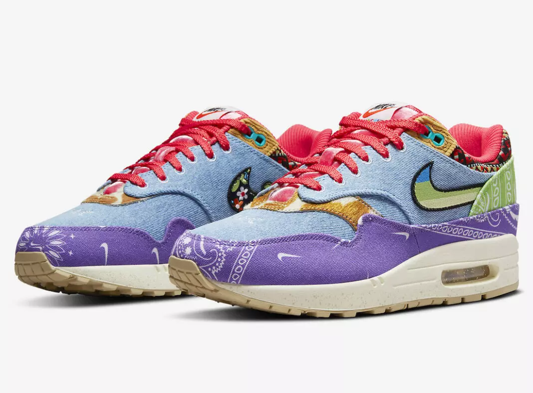 Konsepter Nike Air Max 1 Far Out Paisley DN1803-500 Utgivelsesdato