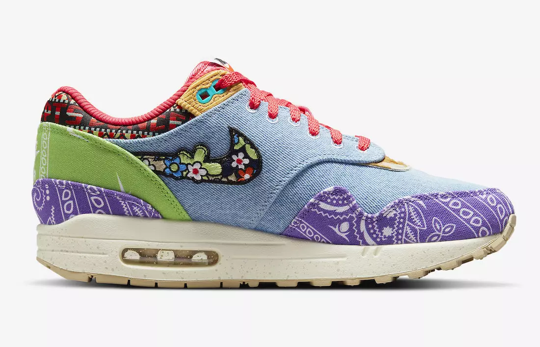 Konsepter Nike Air Max 1 Far Out Paisley DN1803-500 Utgivelsesdato