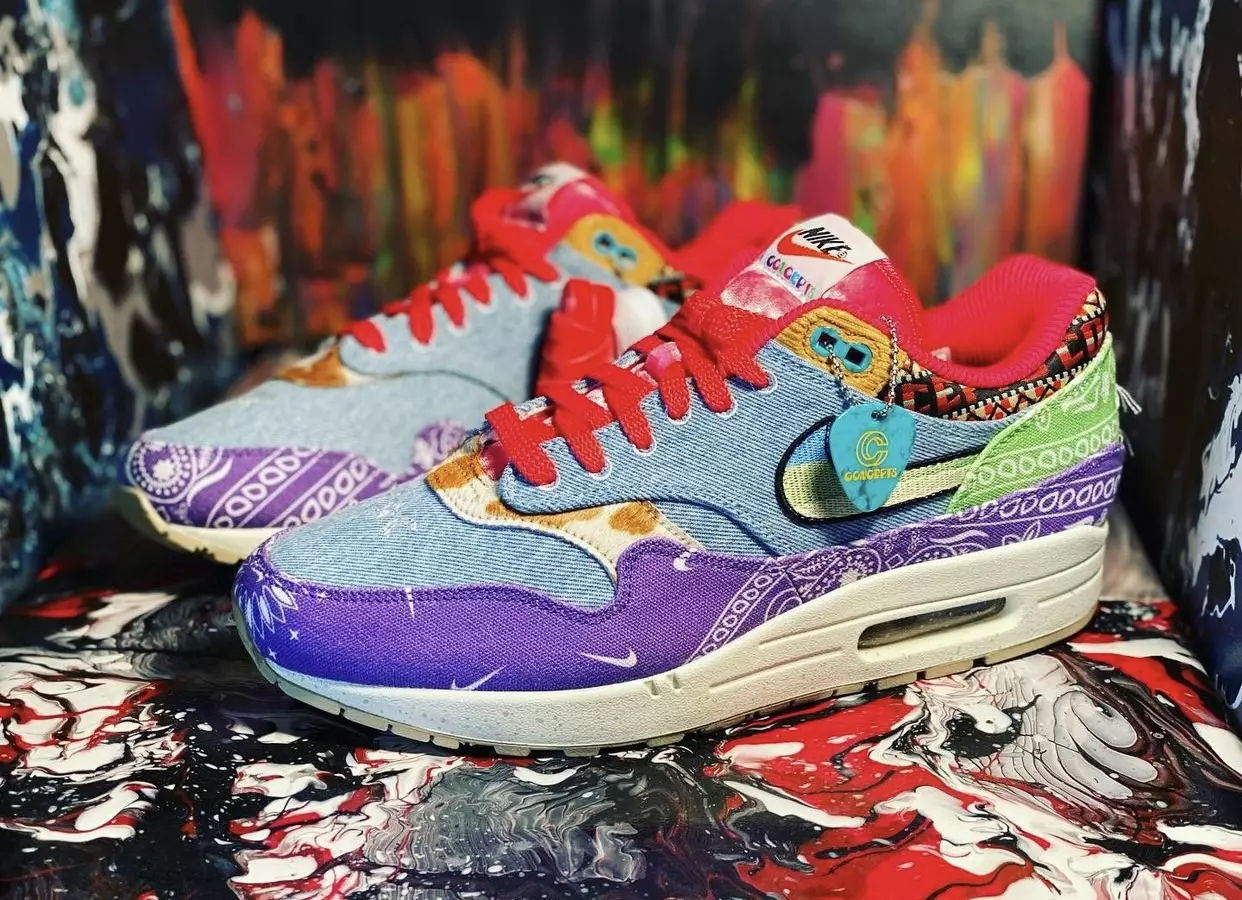 Koncepcijas Nike Air Max 1 DN1803-500 izlaišanas datums