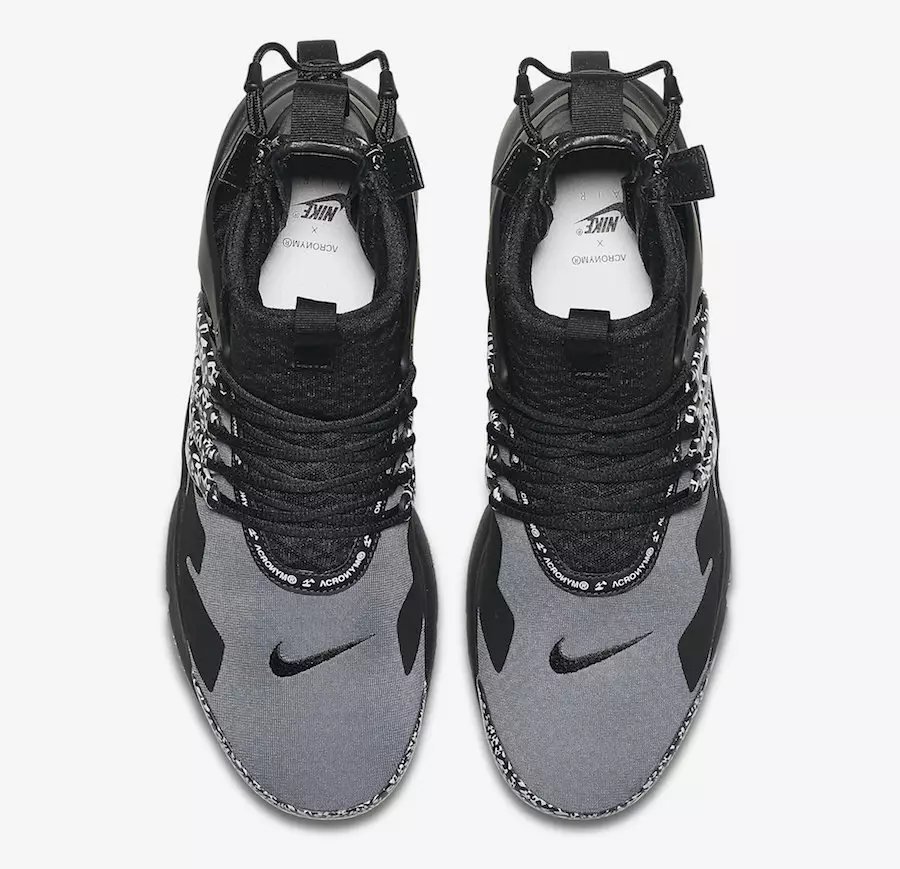 အတိုကောက် Nike Air Presto Mid Cool Grey AH7832-001 ဖြန့်ချိသည့်ရက်စွဲ