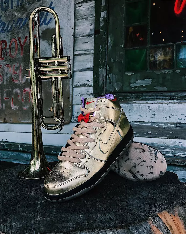 Влажност Nike SB Dunk High Trumpet Дата на издаване