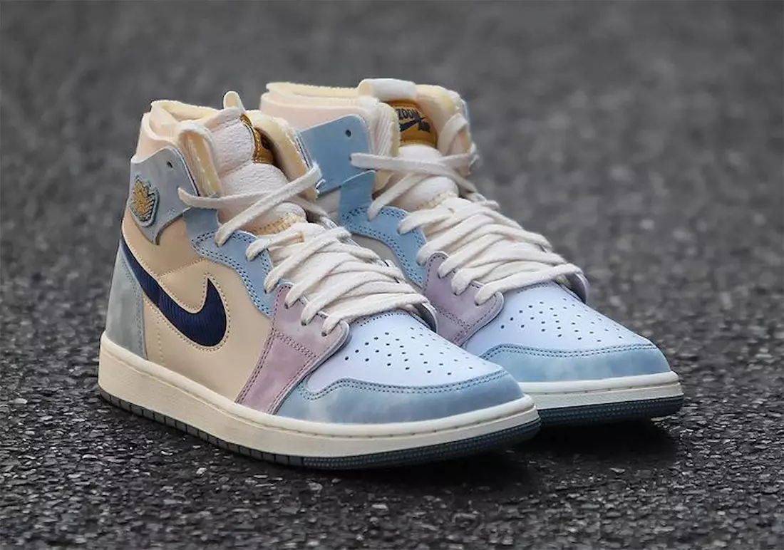 تاریخ انتشار Air Jordan 1 Zoom CMFT Washed Blue