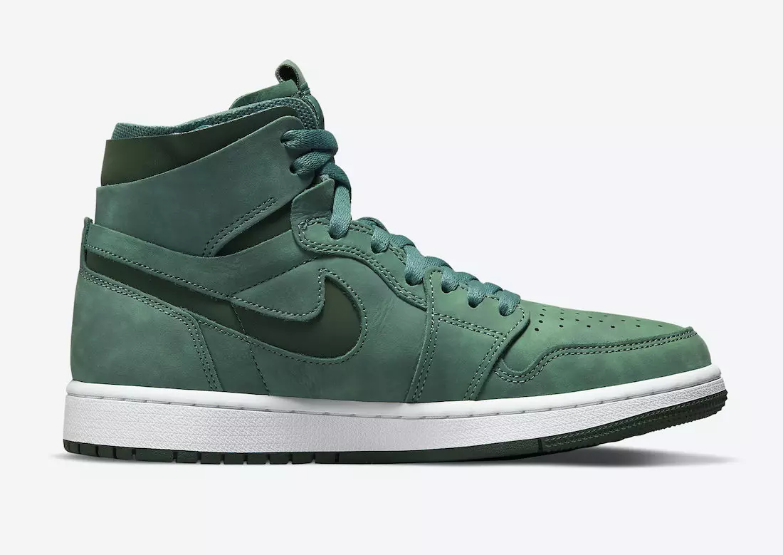 Air Jordan 1 Zoom CMFT Green Tarehe CT0979-301 Tarehe ya Kutolewa