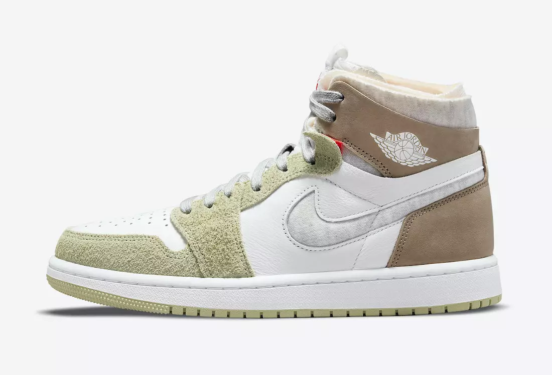 Air Jordan 1 Zoom CMFT Olive Aura CT0979-102 Санаи барориши