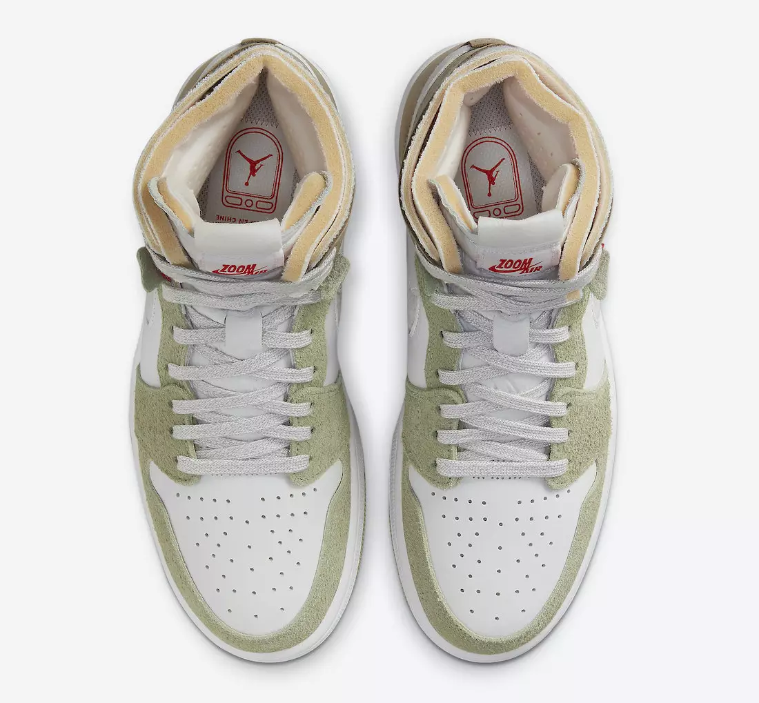 Air Jordan 1 Zoom CMFT Olive Aura CT0979-102 Data di rilascio