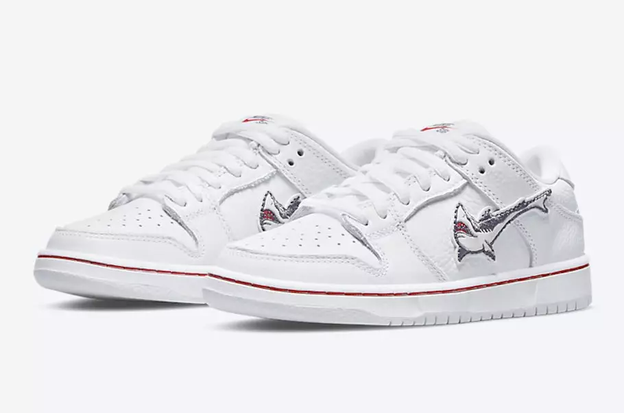 تاریخ انتشار Oski Nike SB Dunk High Great White Shark Kids