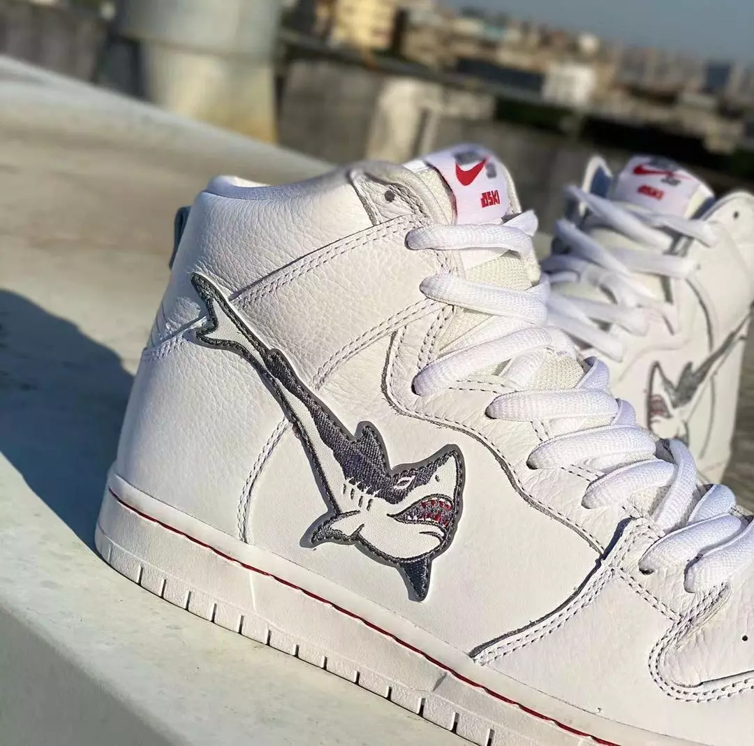 Oski Nike SB Dunk High White Shark Release Date